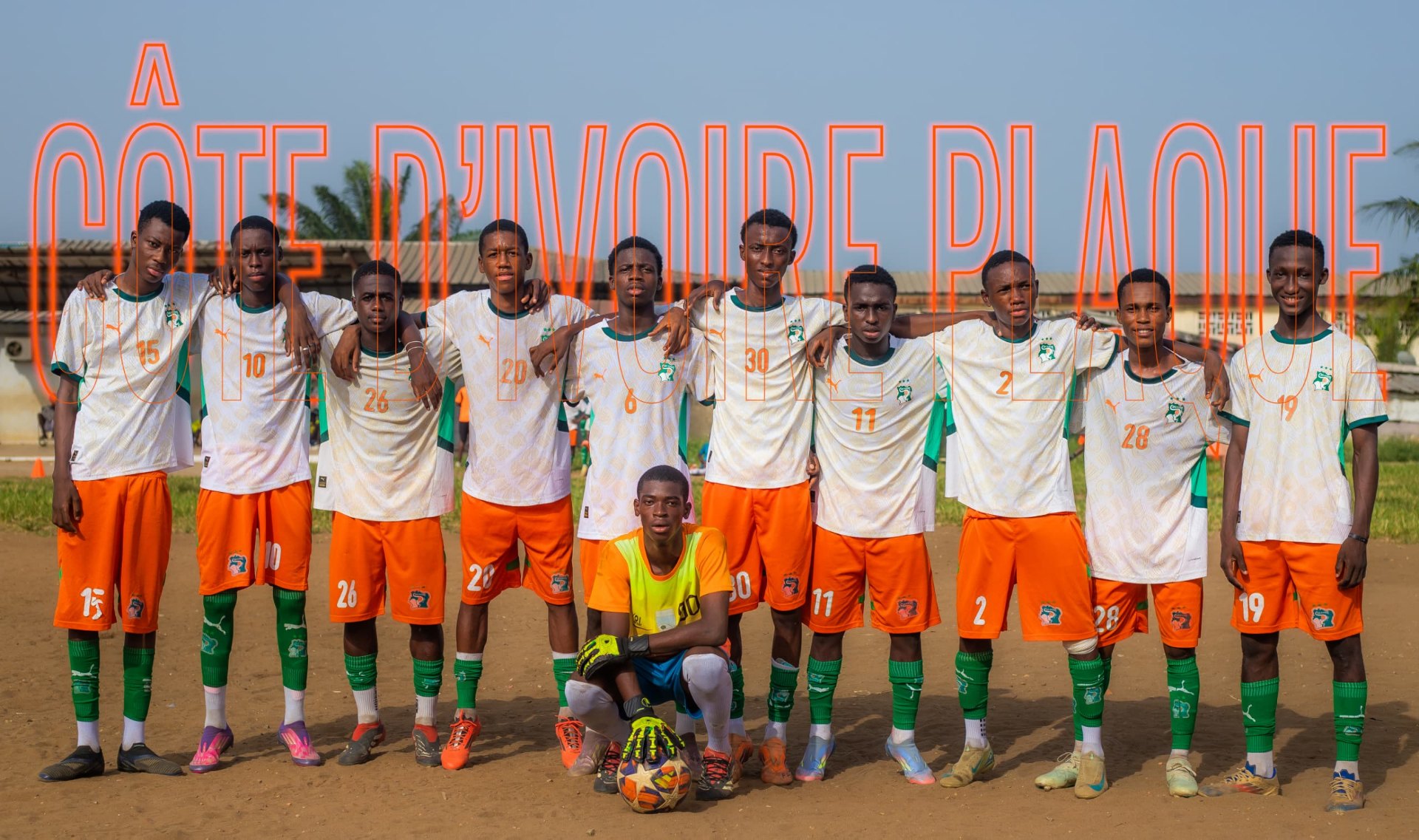 Côte d'Ivoire Plaque — Tenue officielle